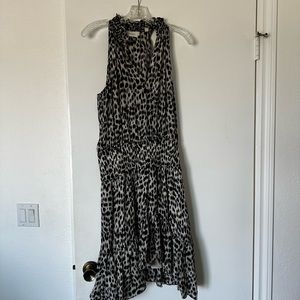 A.L.C. Black and White Silk Dress Size 8